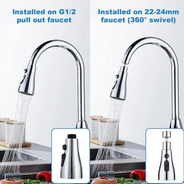 360° Rotating Kitchen Faucet Extender | plastic