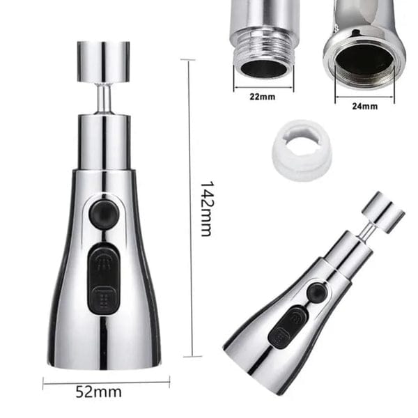 360° Rotating Kitchen Faucet Extender | plastic