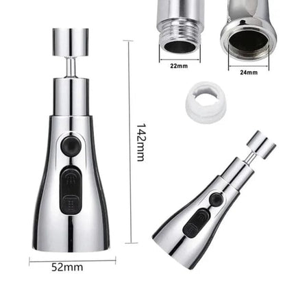 360° Rotating Kitchen Faucet Extender | plastic