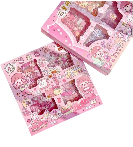 Kawaii Stickers – 100 Pieces Cute Cartoon Sticker Set